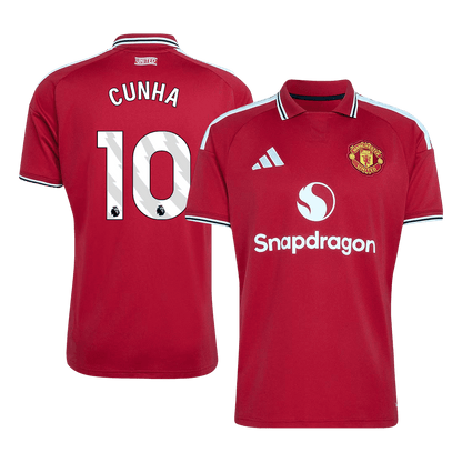Manchester United Home Soccer Jersey 2026/27 – CUNHA #10