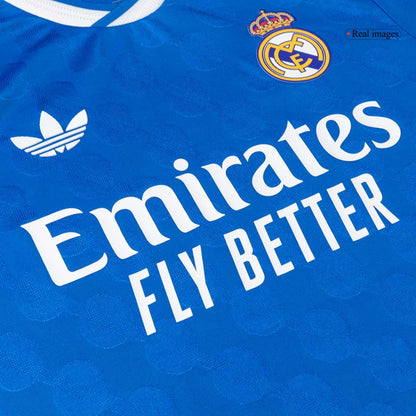 CAMAVINGA #6 Real Madrid Mens Third Away Soccer Jersey 2025/26 Blue - Player Version