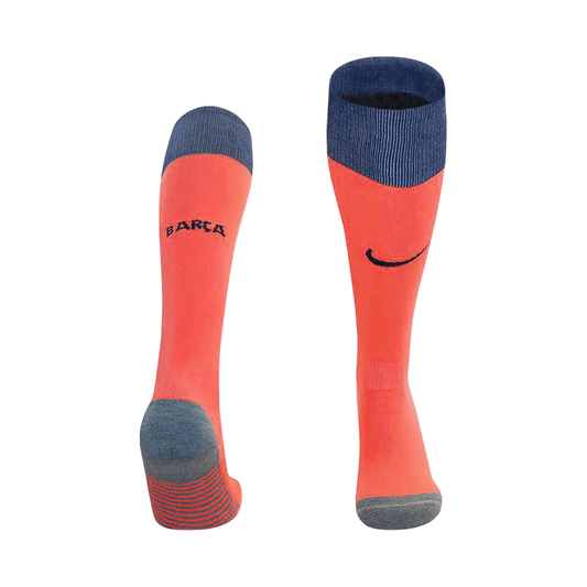Barcelona Mens Third Away Soccer Socks 2025/26 Orange [PREMIUM]