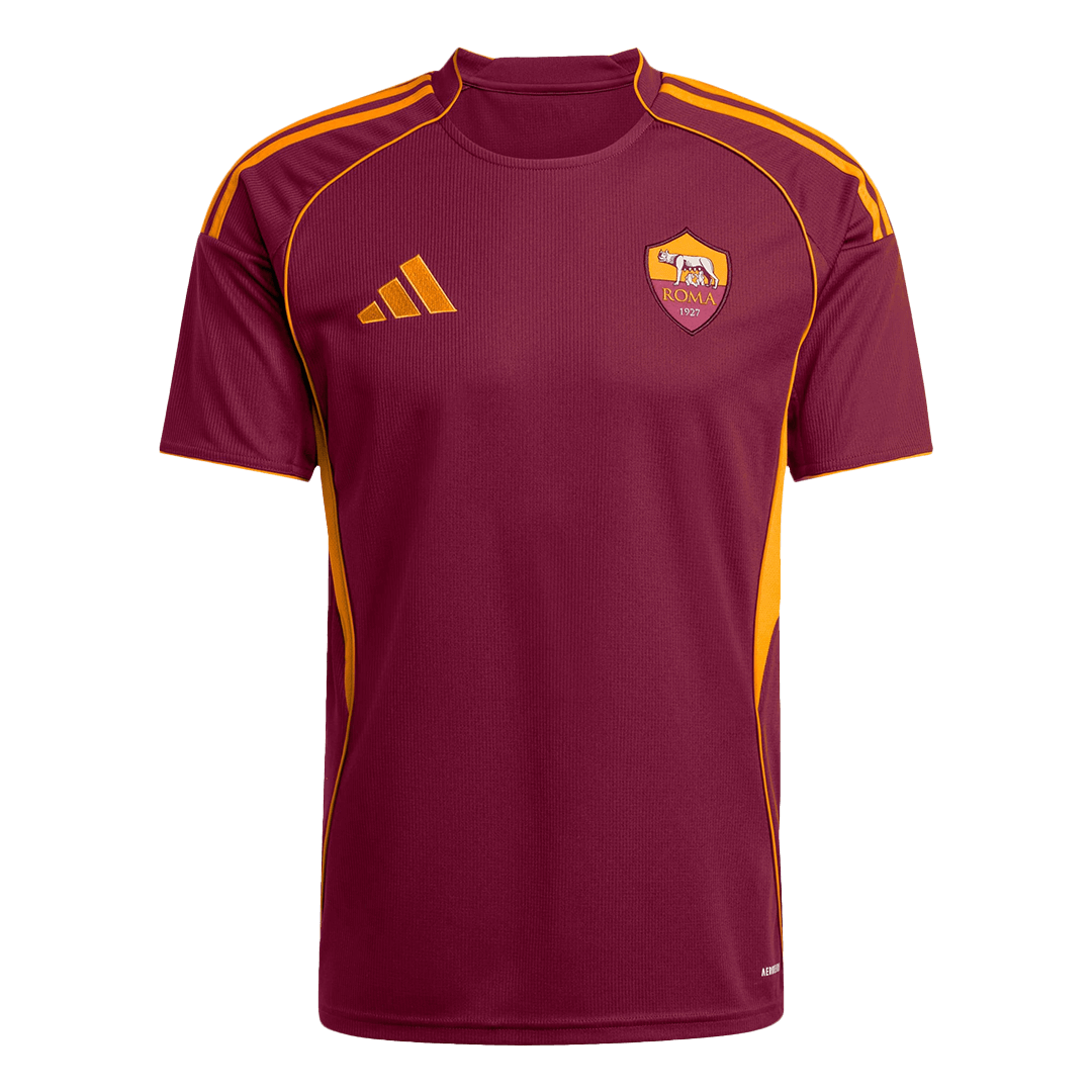 DYBALA #21 Roma Mens Home Soccer Jersey 2025/26 Red