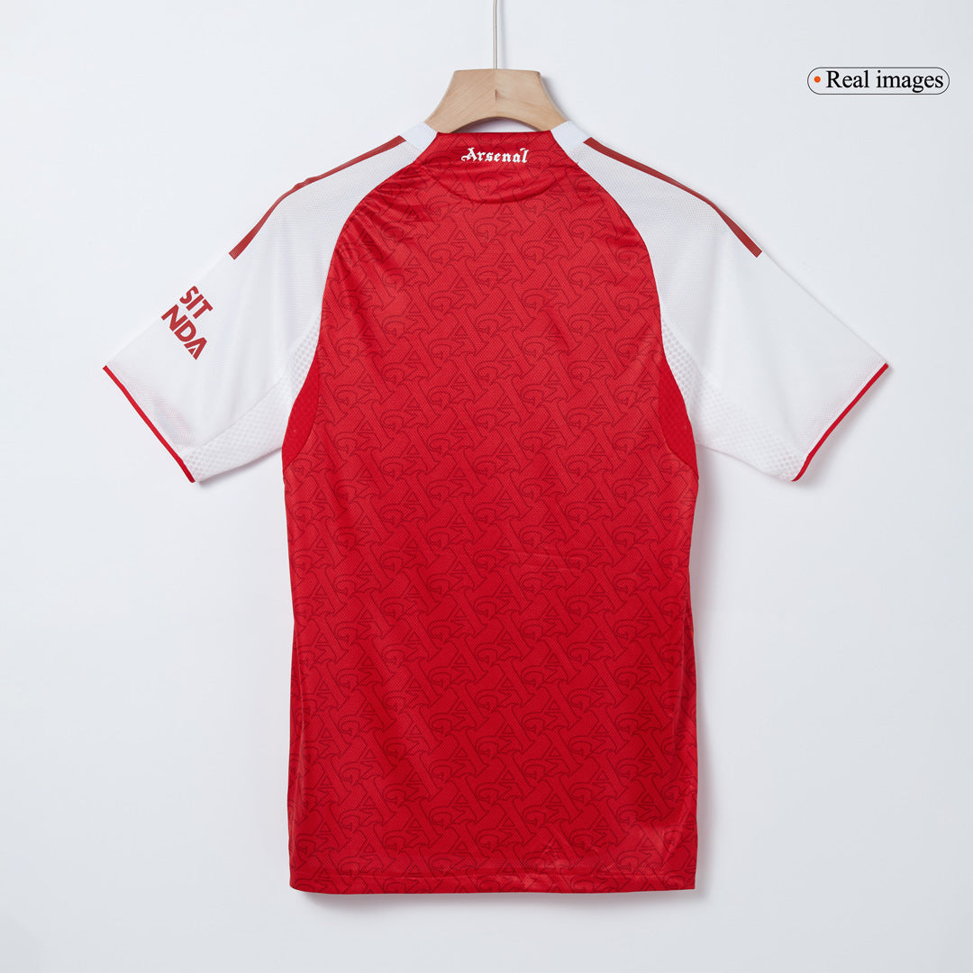 Arsenal Mens Home Soccer Jersey 2025/26 Red - Player Version