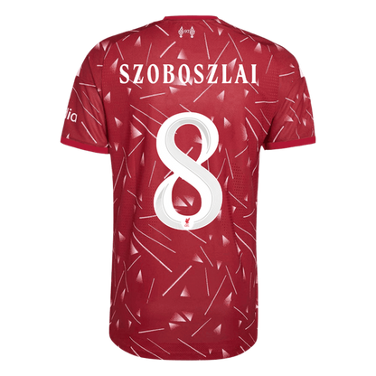Liverpool Home Soccer Jersey 2026/27 – SZOBOSZLAI #8 – UCL (Player Version)