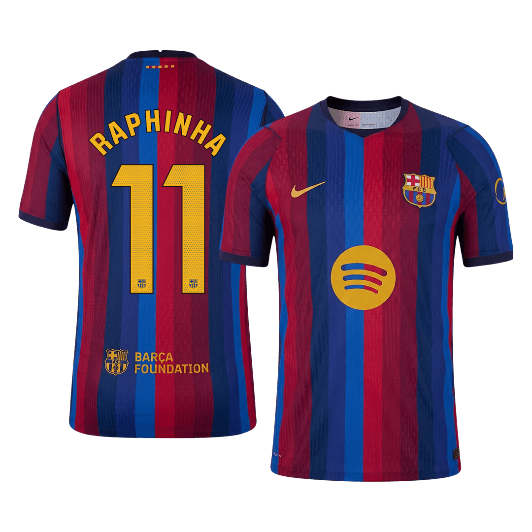 Barcelona Home Soccer Jersey 2026/27 – RAPHINHA #11 (Player Version)
