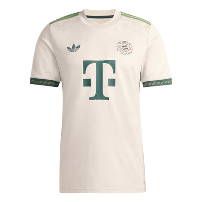 Bayern Munich Mens Soccer Jersey 2025/26 Beige