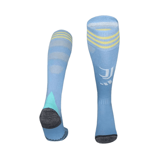 Juventus Kids Away Soccer Socks 2025/26 Blue [PREMIUM]