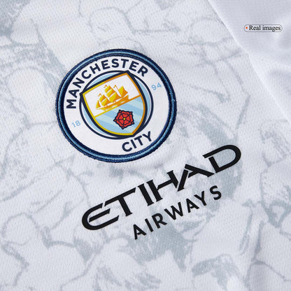 Manchester City Mens Soccer Jersey World Cup KidSuper 2025/26 White